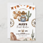 Spanish Mexican Wild West Cowboy First Rodeo Kaart (Voorkant)