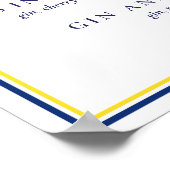 Spanish Navy Yellow Tegel Signature Cocktail VF Poster (Hoek)