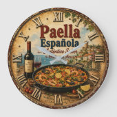 Spanish Paella Rustic Mediterranean Kitchen Grote Klok (Voorkant)