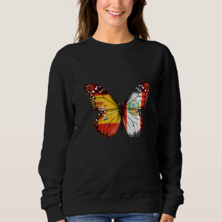 Spanish Peruvian Flag Butterfly Trui