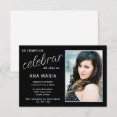 Spanish Photo Feminine Birthday Kaart (Voorkant / Achterkant)