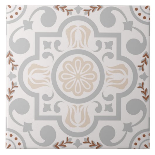 Spanish Portuguese Boho Tegeltje (Voorkant)