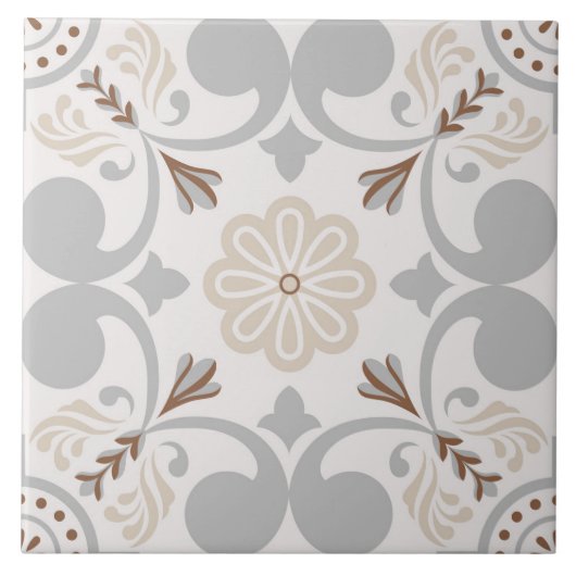 Spanish Portuguese Boho Tegeltje (Voorkant)