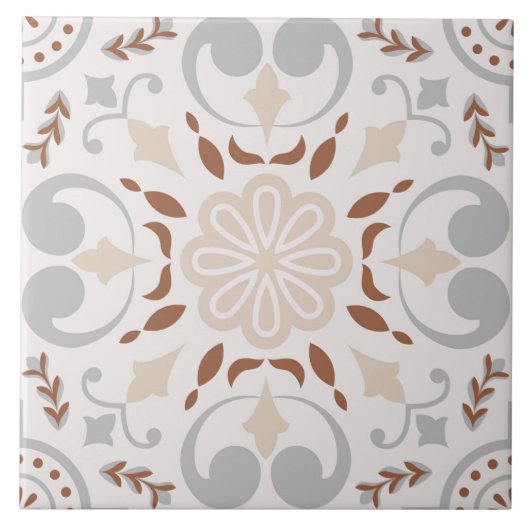 Spanish Portuguese Boho Tegeltje (Voorkant)