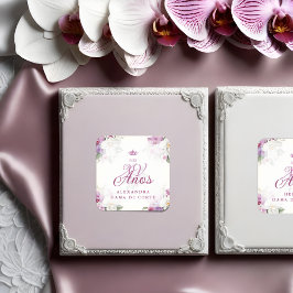 Spanish Romantic Exquisite Floral Orchids Bouquets Sticker