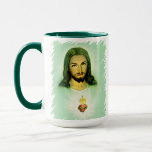 Spanish Sacred Heart Jesus Catholic Traditional Mok