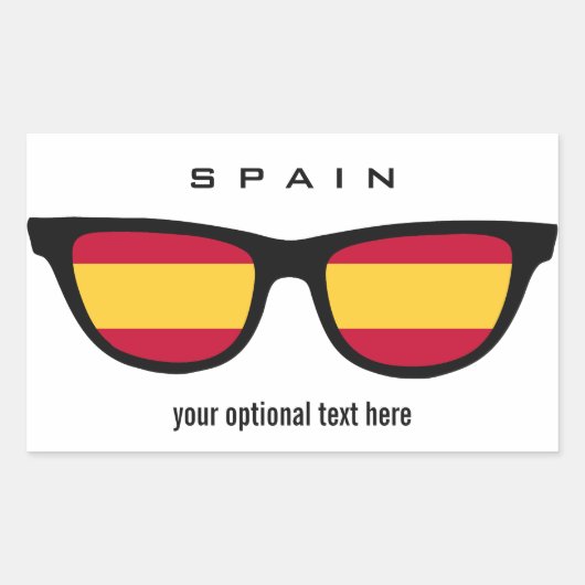 Spanish Shades aangepaste stickers (Voorkant)