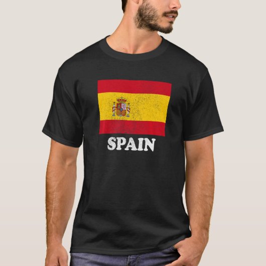 Spanish Spain Flag Pride Spanish Flag   T-shirt (Voorkant)
