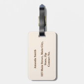 Spanish Style Fiesta Bagagelabel (Achterkant verticaal)