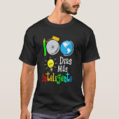 Spanish Teacher 100 Days Smarter 100th Day Of Scho T-shirt (Voorkant)