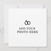 Spanish Tile Wedding Kaart (Achterkant)