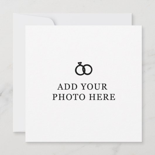 Spanish Tile Wedding Kaart (Achterkant)