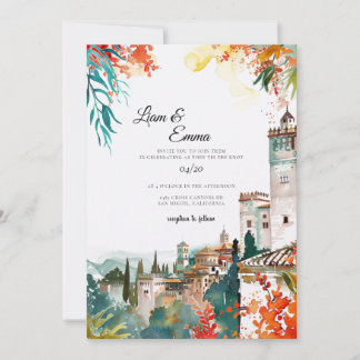 Spanish Wedding Invitation Kaart