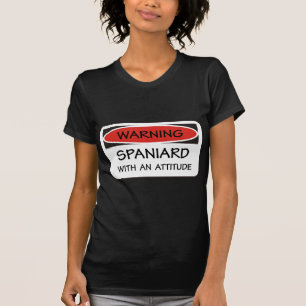Spanjaard met standvastigheid t-shirt