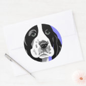 Spanjaard Ronde Sticker (Envelop)