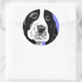 Spanjaard Ronde Sticker (Tas)