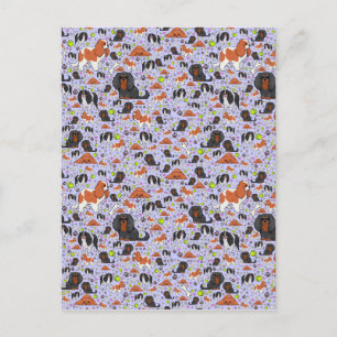 Spanjaarden in Paars Briefkaart