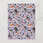 Spanjaarden in Paars Briefkaart (Voorkant)