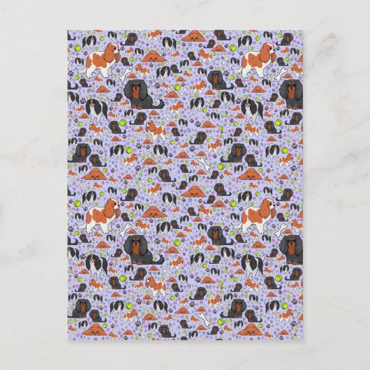 Spanjaarden in Paars Briefkaart (Voorkant)