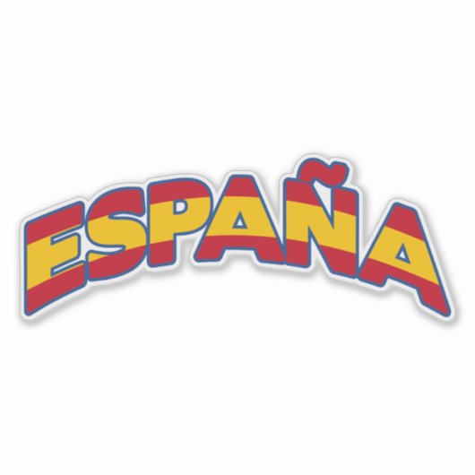 Spanje 1 sticker (Voorkant)