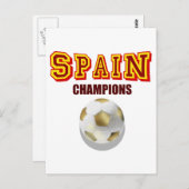 Spanje 2010 World Champions Briefkaart (Voorkant / Achterkant)