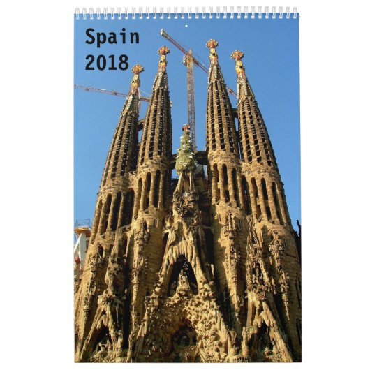 Spanje 2018 kalender (Hoes)
