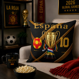 Spanje 2026 Global Games: Gouden lint Premium 10 Kussen