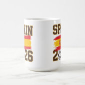Spanje 2026 Voetbal Design Koffiemok (Center)