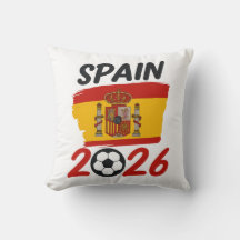 Spanje 2026 Voetbalfan Design met Vlagkleuren