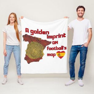 Spanje 2026 WK Kampioenen fleece deken