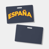 Spanje 5 badge (Voor- en achterkant)