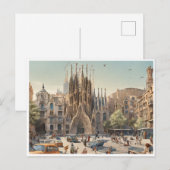 Spanje (5) briefkaart (Voorkant / Achterkant)