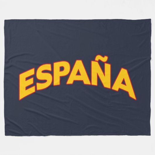 Spanje 5 fleece deken (Voorkant (Horizontaal))