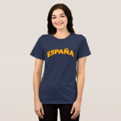 Spanje 5 Tri-Blend shirt (Voorkant volledig)