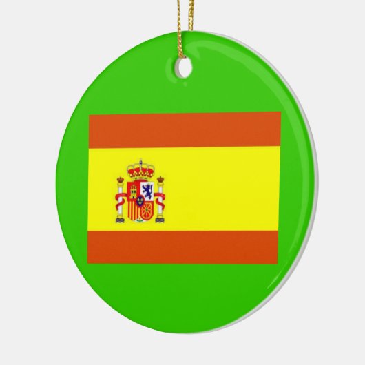 Spanje* Aangepaste kerstversiering Keramisch Ornament (Links)