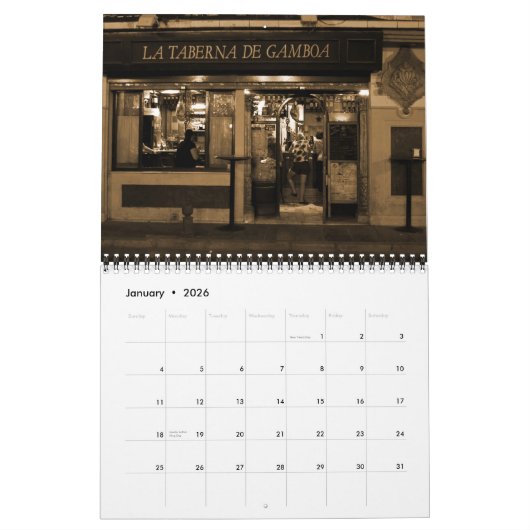 Spanje Agenda 2012 Kalender (Jan 2026)