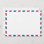 Spanje Air Mail Wedding Save the Date (Achterkant)