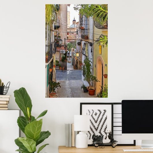 Spanje. Alicante. #15. Poster (Thuiskantoor)
