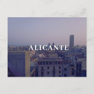 Spanje Alicante Briefkaart