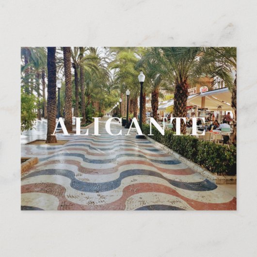 Spanje Alicante Briefkaart (Voorkant)