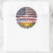 Spanje - Amerikaanse Amerikaanse Amerikaanse Ameri Ronde Sticker (Tas)