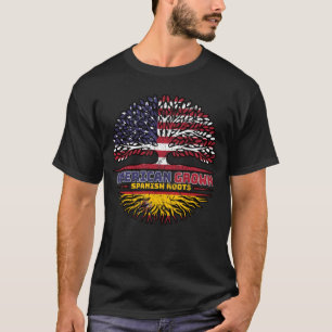 Spanje - Amerikaanse Amerikaanse Amerikaanse Ameri T-shirt