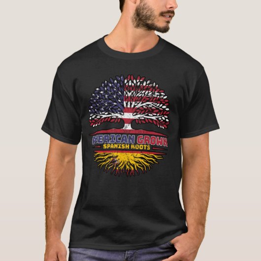 Spanje - Amerikaanse Amerikaanse Amerikaanse Ameri T-shirt (Voorkant)