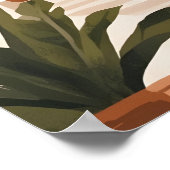 Spanje Andalusië Witte Dorp Kust Muurkunst Poster (Hoek)