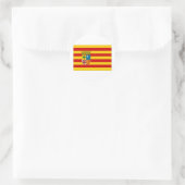 Spanje Aragon Vlag Ronde Sticker (Tas)