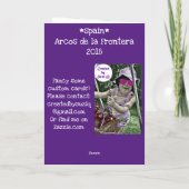 Spanje-Arcos de la Frontera Kaart (Achterkant)