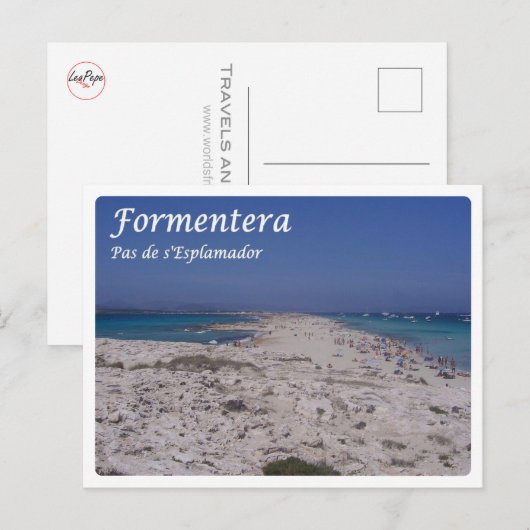 Spanje - Balearen - Formentera - Briefkaart (Voorkant / Achterkant)