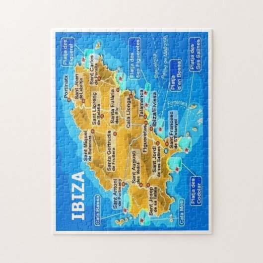 Spanje - Balearen - Ibiza - Eivissa - Legpuzzel (Verticaal)