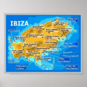 Spanje - Balearen - Ibiza - Eivissa - Poster (Voorkant)