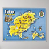 Spanje - Balearen - Ibiza - Eivissa - Poster (Voorkant)
